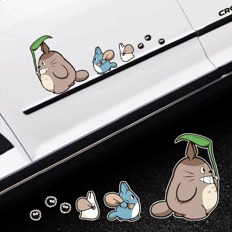 Adesivos de Carro Dragon Cat - para Cobrir e Ocultar Arranhões - Adesivos Criativos 3D em Grande Escala - Decoração de Trem Elétrico