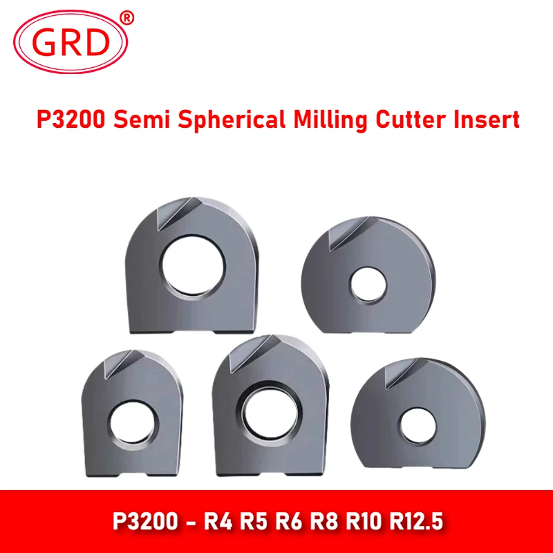High Quality Universal Ball Blade T2139 R4-R12.5 Semi-circular Carbide Insert P3200 for CNC Tool