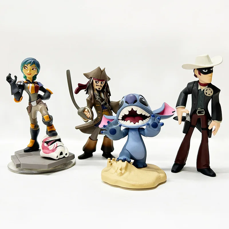 Figuras de acción de Infinity Pirates, juguetes de colección de modelos de decoración de Jack Stitch, Yoda, zorro, Star Wars, Darth Vade, regalos para niños