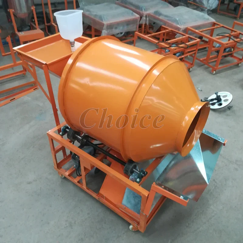 

Automatic Horizontal Drum Seed Mixer Peanut Corn Grain Seed Mixer Wheat Garlic Rice Coating Machine