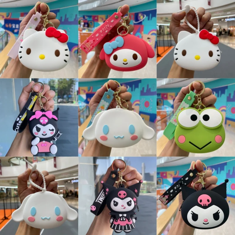 

Kawaii Hello Kitty Bag Toy Cute Cartoon Anime High Beauty Sweet Women Accessories Coin Storage Student Girls Gifts Wholesale