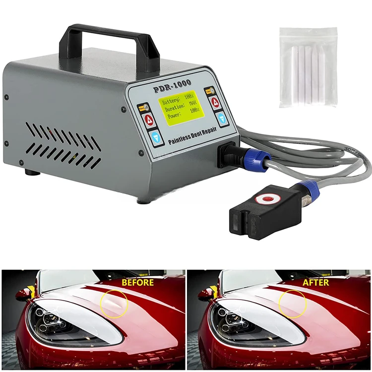 1000W Induction Heater Machine Box Car Body Dent Removal Induction Heater Car Paintless Dent Repair Tool for Auto Repair Shop