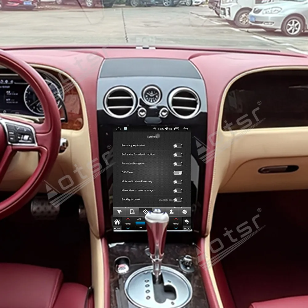 12.1'' For Bentley Flying Spur/Centinetal GT 2005 -2015 Car auto carplay Android 15 Radio Multimedia Player GPS Stereo Head Unit