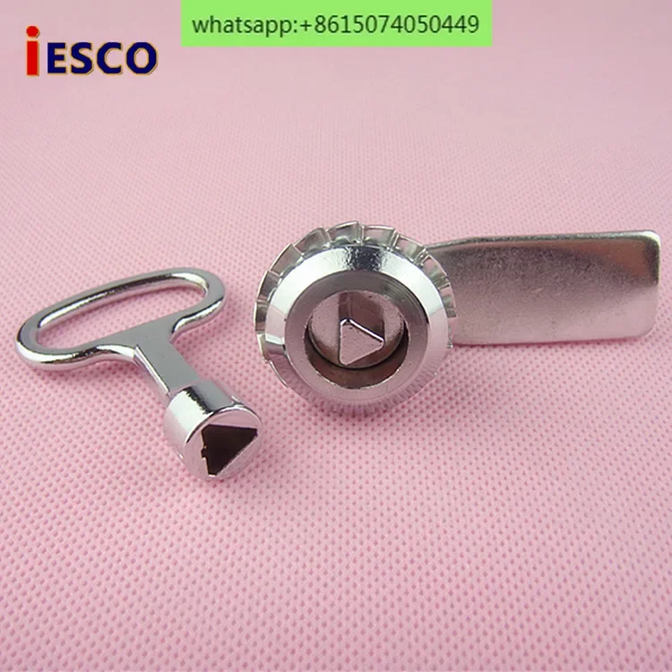 iesco electrical box lock, distribution box switchgear door tongue triangle key tongue industrial door lock