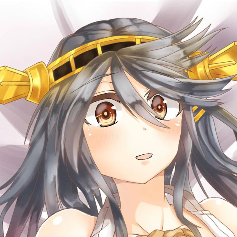 Dakimakura Anime Haruna Double-sided Print 2WAY Tricot Life-size Body Pillow Cover Pillowcase Custom print 2