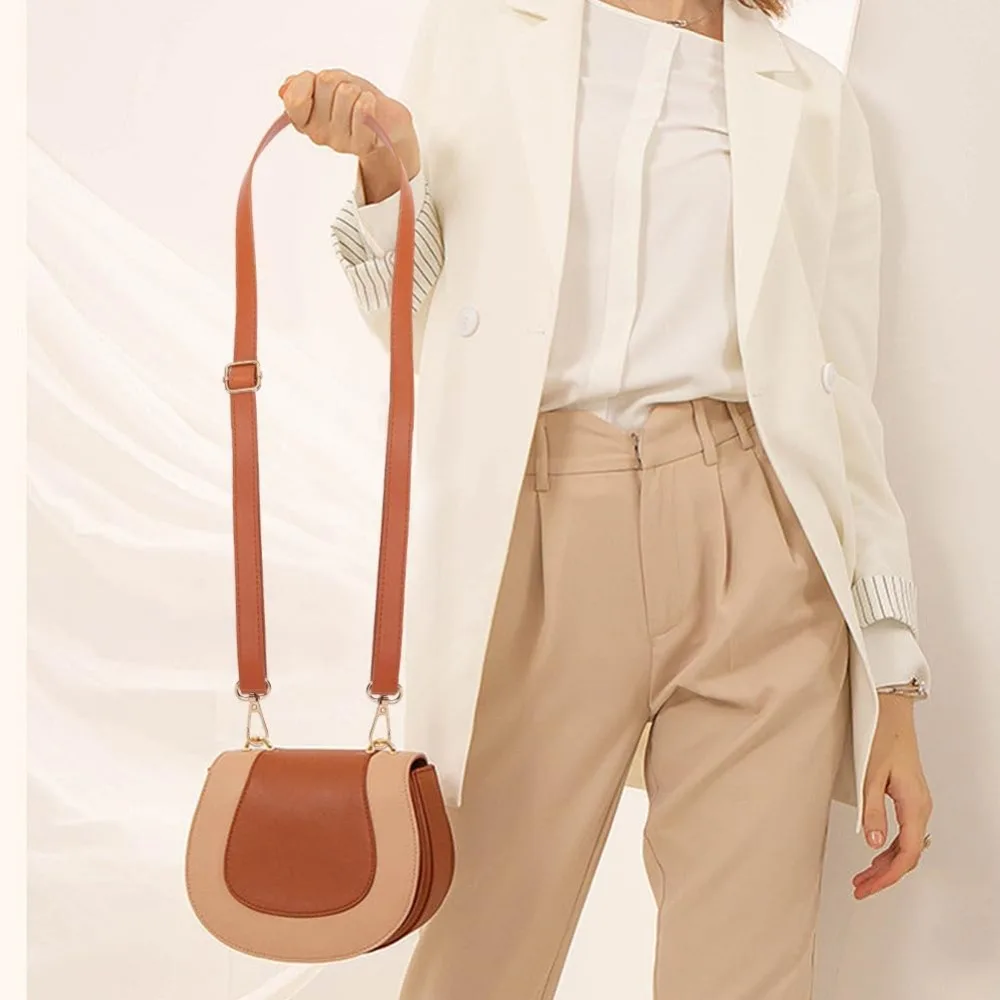 Brown Leather Crossbody Strap Replacement Adjustable Purse Handle Shoulder Bag Extender Accessories For Women Designer Handbags