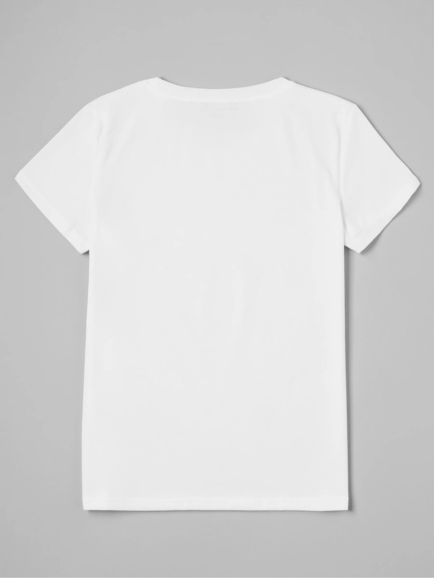 1pc inspirerend polyester T-shirt voor dames, korte mouw met ronde hals en portretprint, normale lengte gebreide stof casual T-shirt