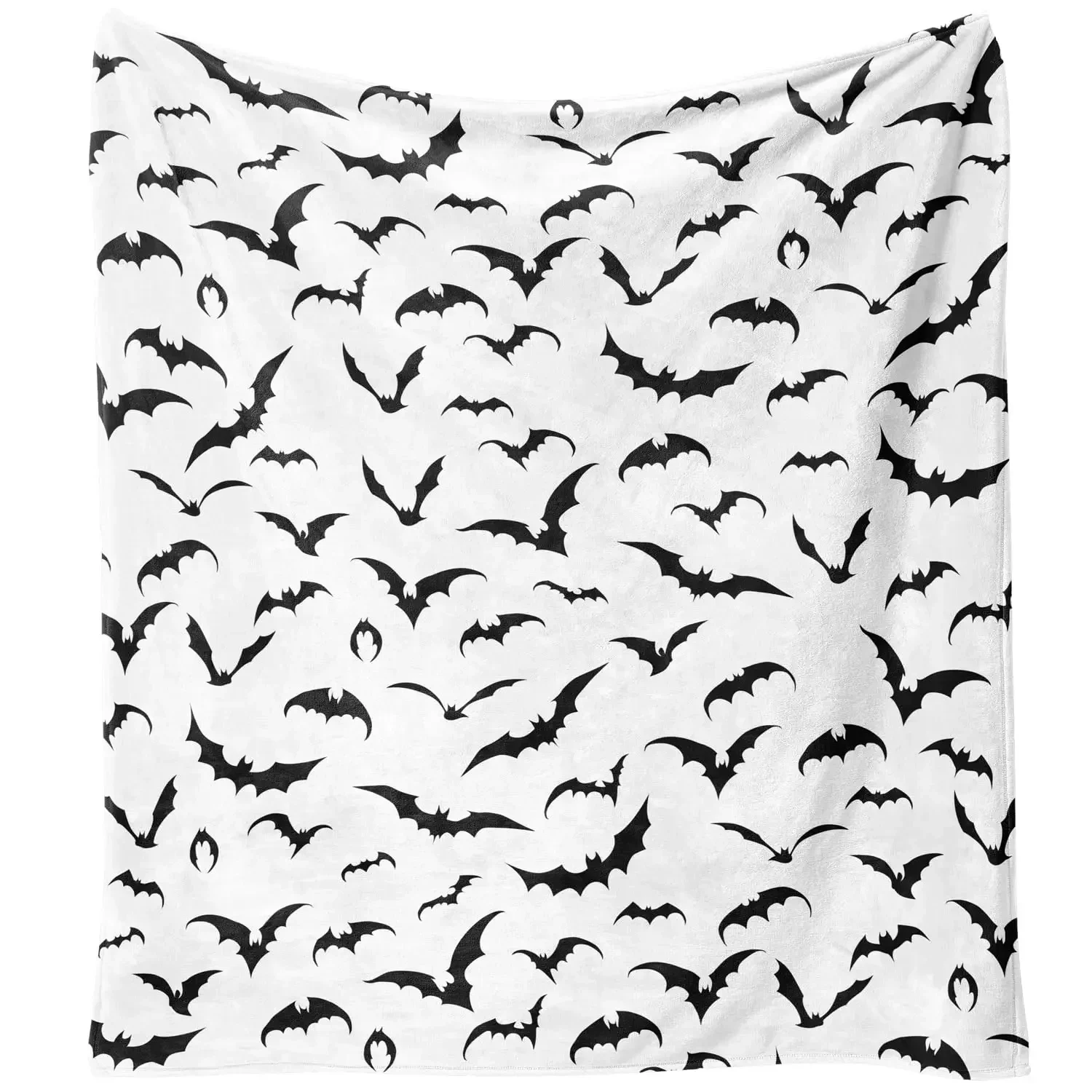 Fledermäuse, Halloween-Überwurfdecken, schöne Tierdecke aus weichem Flanell für alle Jahreszeiten, nächtliche Kreaturen, Bett, Sofa, Bürodecken