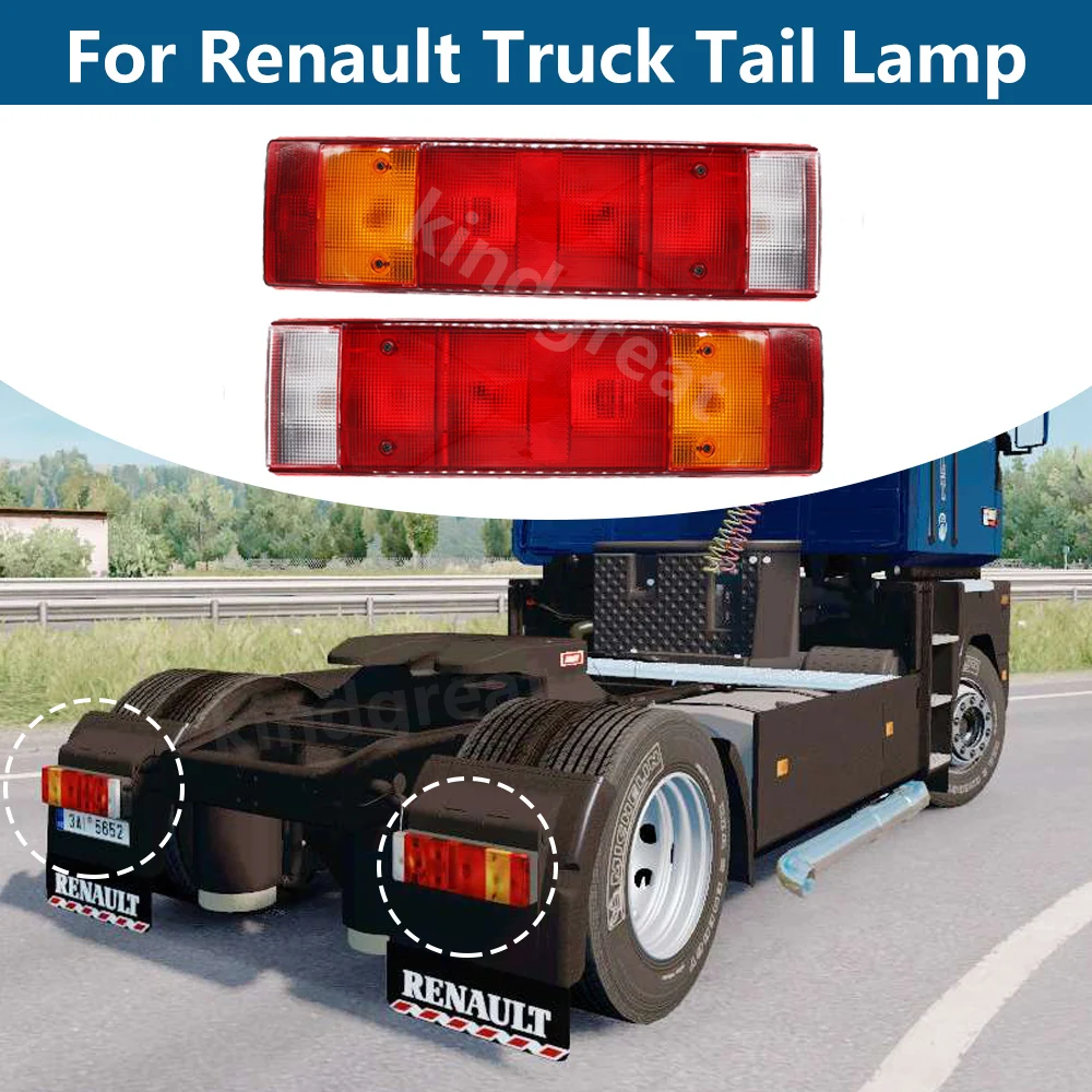 

24V European Truck Body Parts fit for Renault Truck Lighting System Truck Tail Lamp 5001847586 5001847587