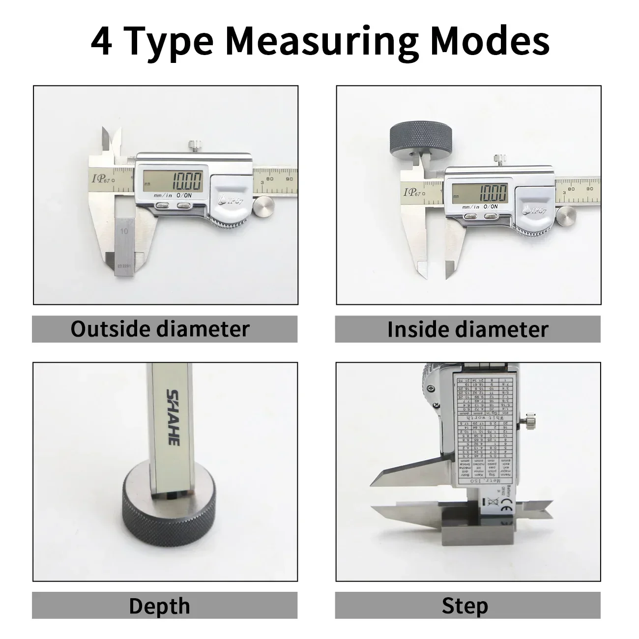 SHAHE Digital Vernier Caliper IP67 200mm 8\