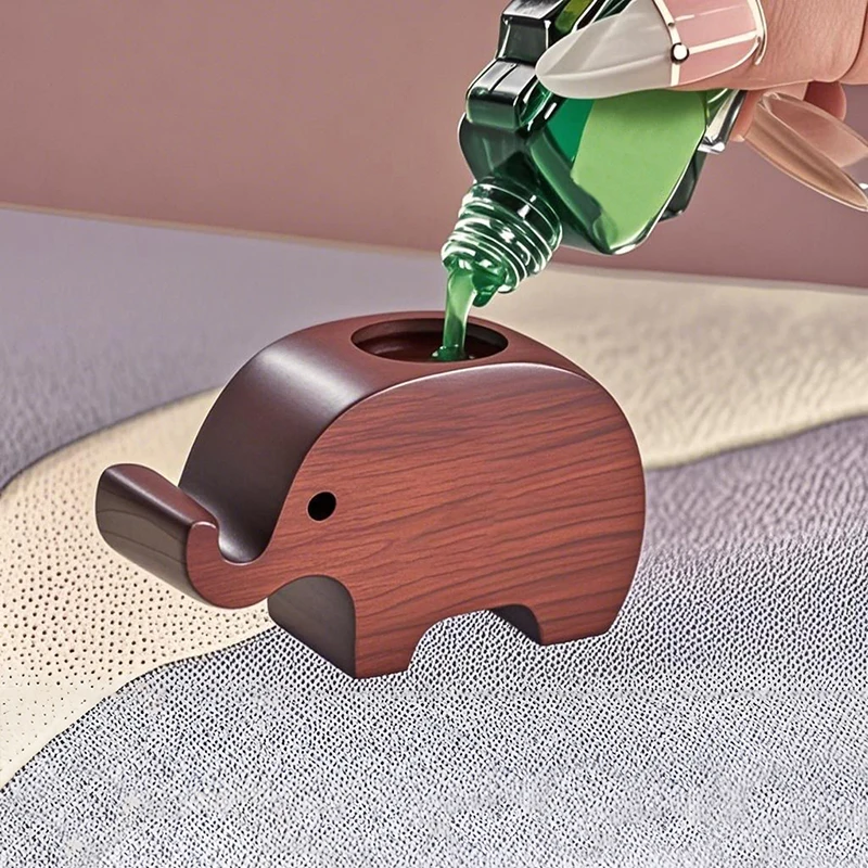 環境に優しい木製アロマディフューザー 香りが広がる ライオン/ゾウの形をした木製ディフューザー 爽やかな空気 長持ち