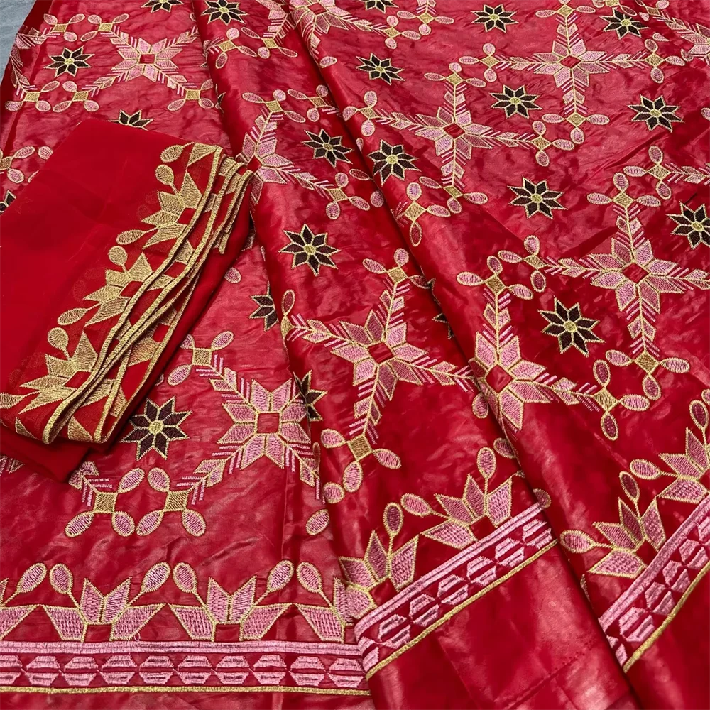 

Purple 1.6M Wide Fragrance Bazin Riche Tissues African DIY Fabric High Quality Embroidery African Brocade Nigerian 5+2 Yards 411