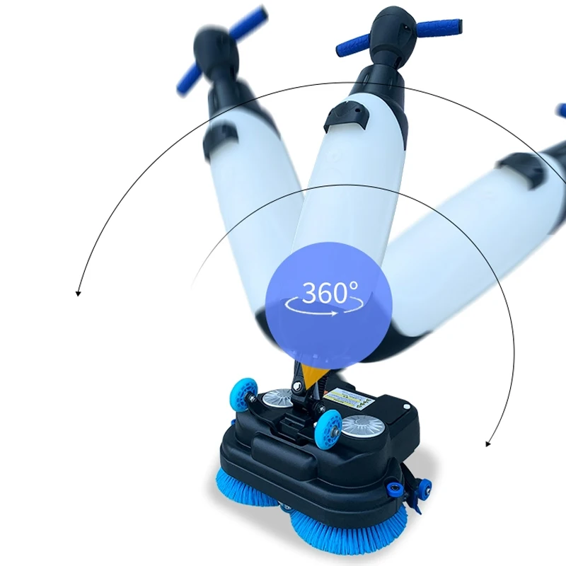Коммерческий скруббер для пола, электрический скруббер для подметания полов для дома