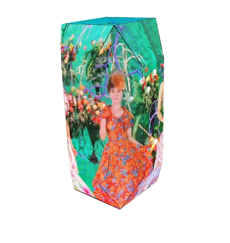 

2025 hot sale Customized Cut P1.53 P1.86 P2 P2.5 160*80mm Indoor 3D Display Screen Module Led Video Wall Indoor 4k for Indoor A