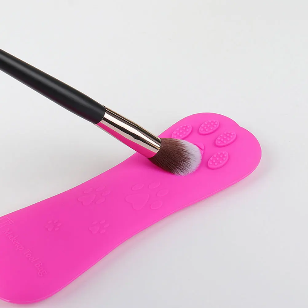 

Portable Makeup Brush Storage Bag Silicone Case Travel Organizer Protects Brushes Dirt Dust Easy Clean Gift Women Girls Birthday