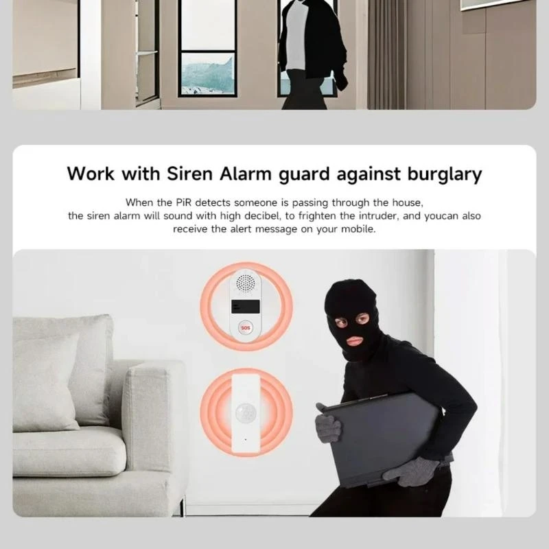 Intelligent PIR Motion Detection Device Enhancing Home Safety Movement Detector