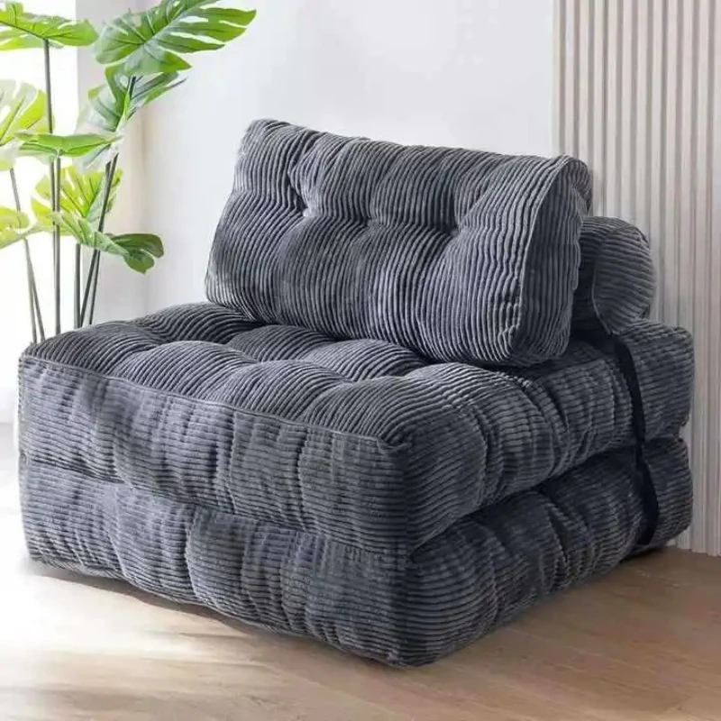 Modern high-density foam folding compression sofa bed living room single compression sofa