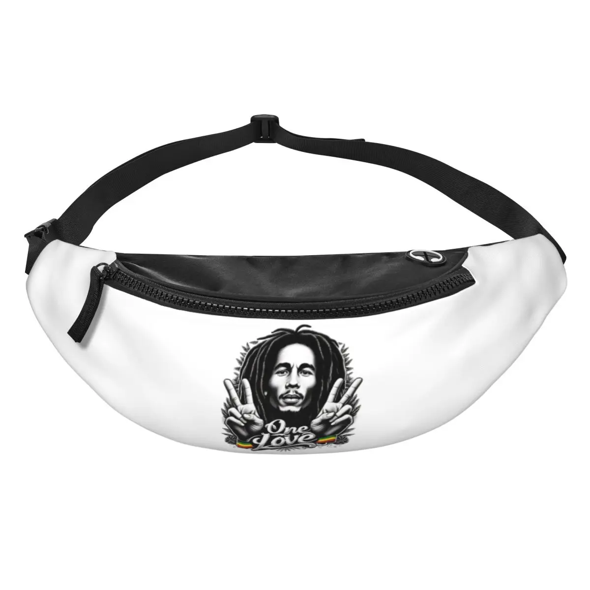 

Боб Марли Регги поясная сумка для мужчин и женщин через плечо регулируемая поясная сумка дорожная сумка для бега для телефона