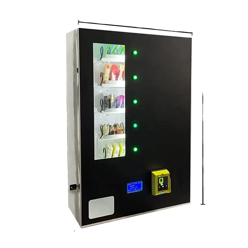 

Metal Small Size Wall Mounted Quick Payment Sanitary Pad Snack Candy Electronic Vending Machine