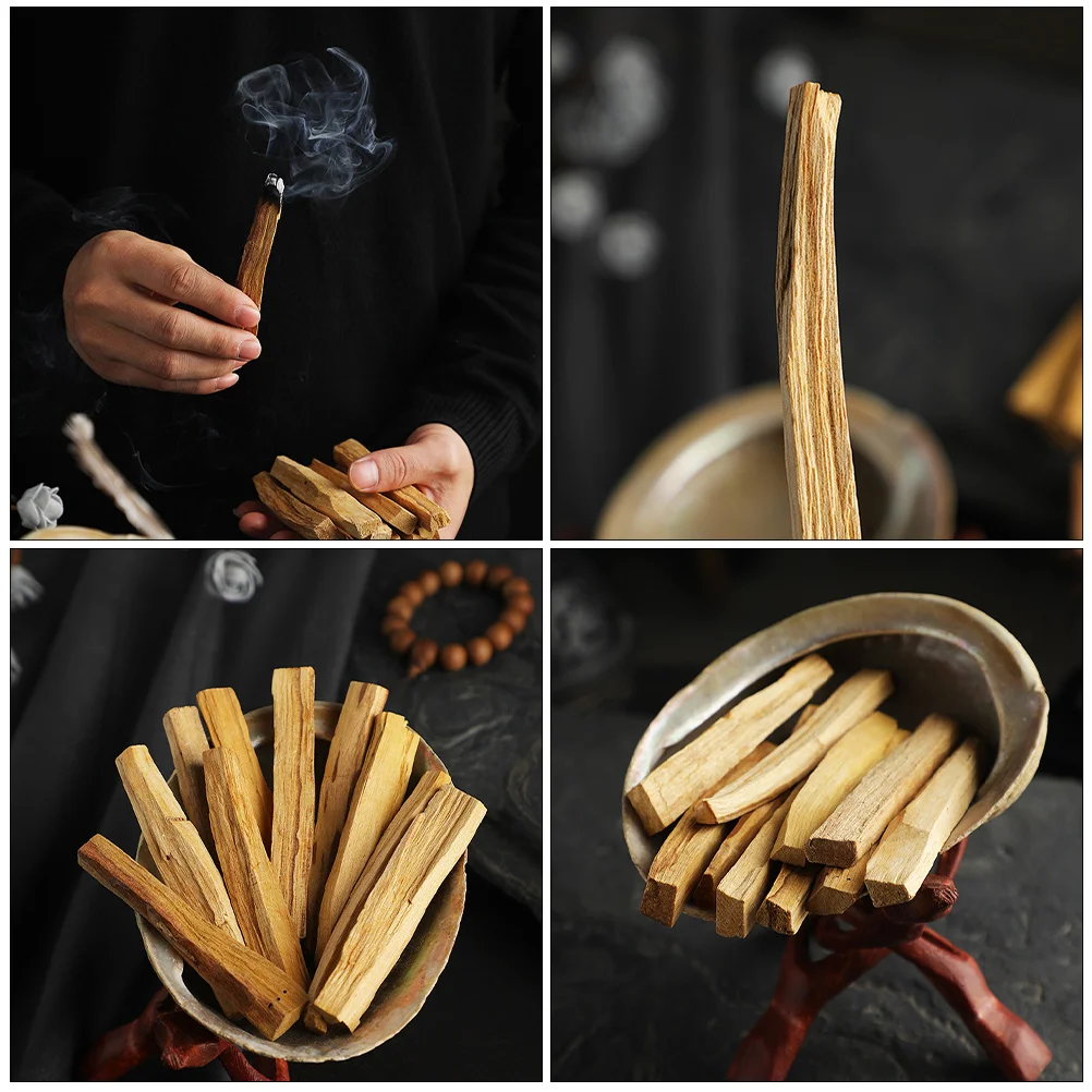 

4Pcs Incense Sticks White Meditation Smudging Sticks Natural Purifying Aroma Healing for Home Office Yoga