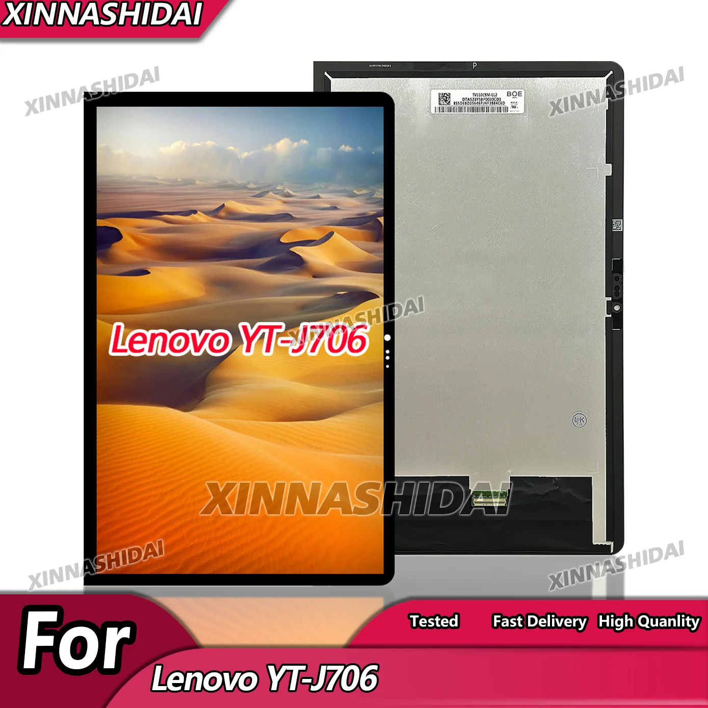 

High Quality Screen Tablet LCD Replacement For Lenovo YT-J706 LCD Display Touch Screen Digitizer Full Assembly