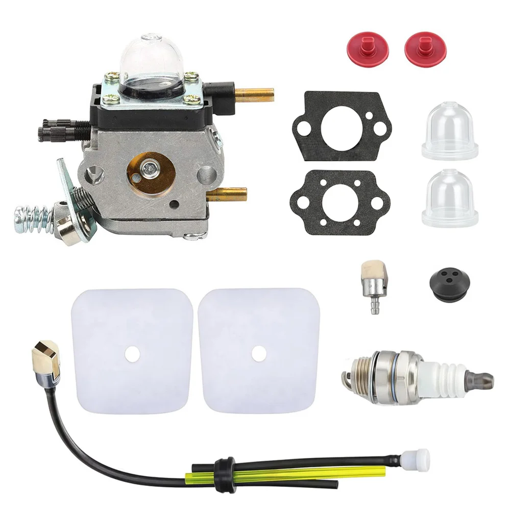 1 Set For C1U-K54A 7222E 7225 7230 Carburetor, Air Filter, Fuel Line, Fuel Bulb, Spark Plug, Accessories Lawn Trimmer Carburetor