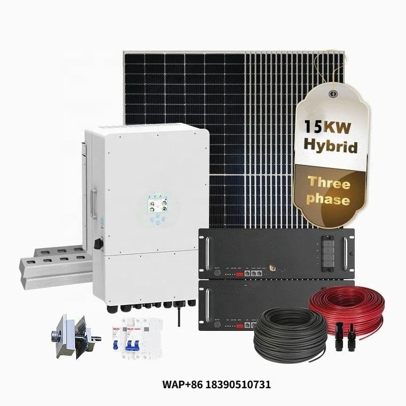 Smart Application 12KW 15KW 30KW Hybrid Inverter Home Kit Solar System Home Hybrid Solar System