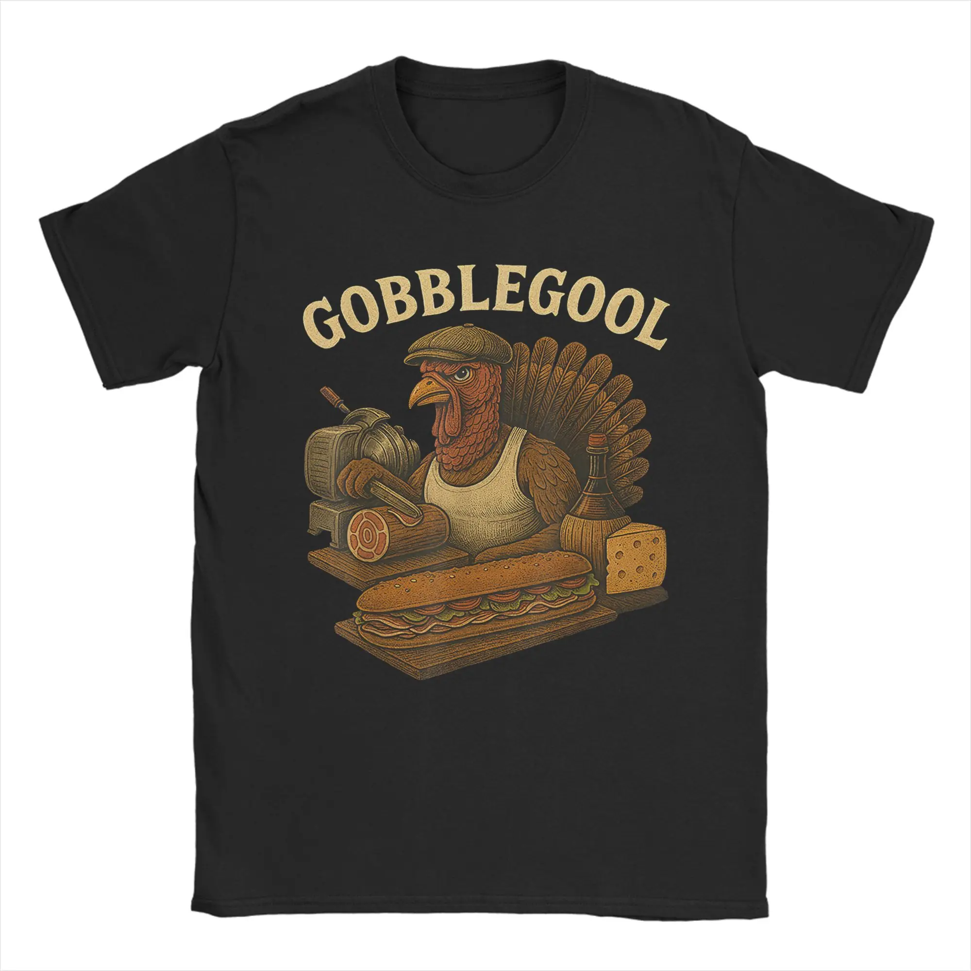 

Men Women's T Shirt Gobblegool Turkey Thanksgiving T-Shirts Harajuku Summer Tee Shirt Y2K Fun Pattern Cotton Tops Gift