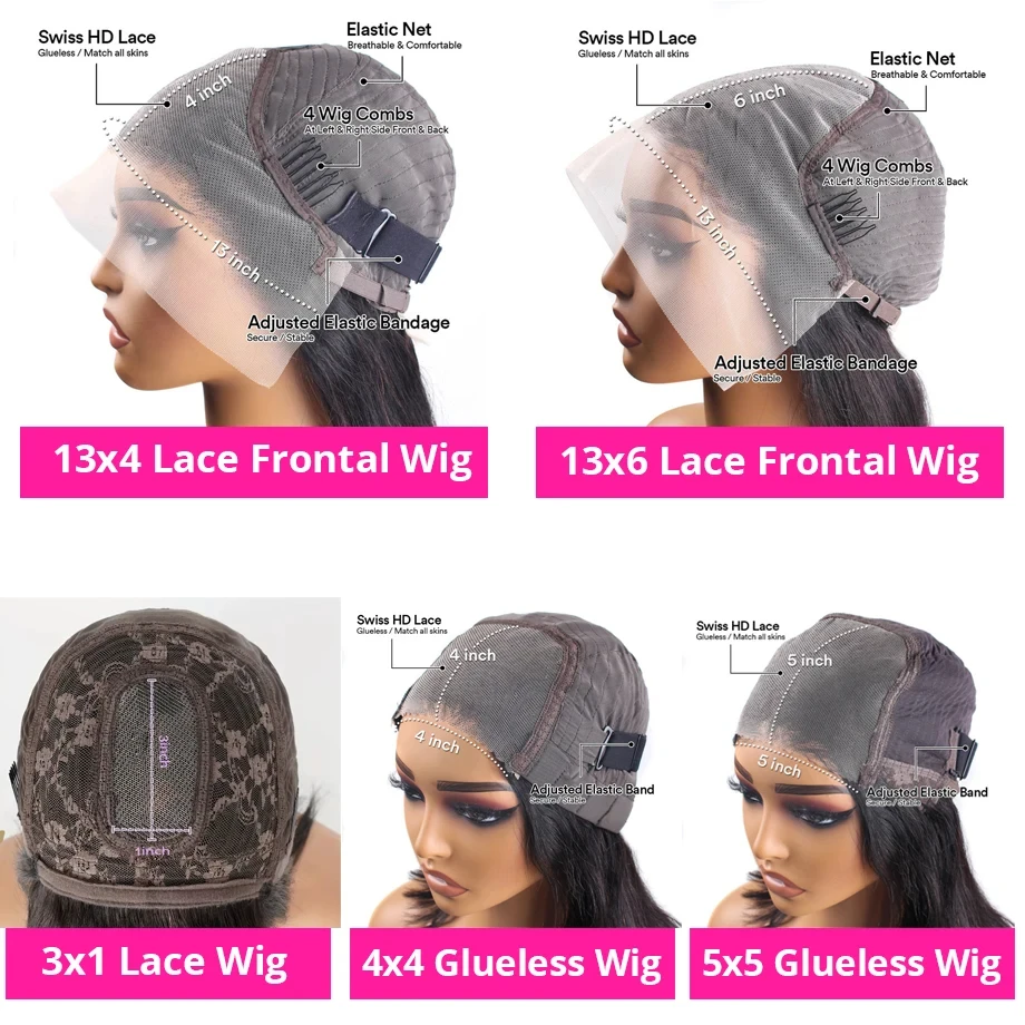 13x6 HD Lace Frontal Short Bob Wig Bone Straight Glueless Pre Cut 5x5 Closure Wig Ready to Wear 13x4 Human Hair Wig Preplucked image 6