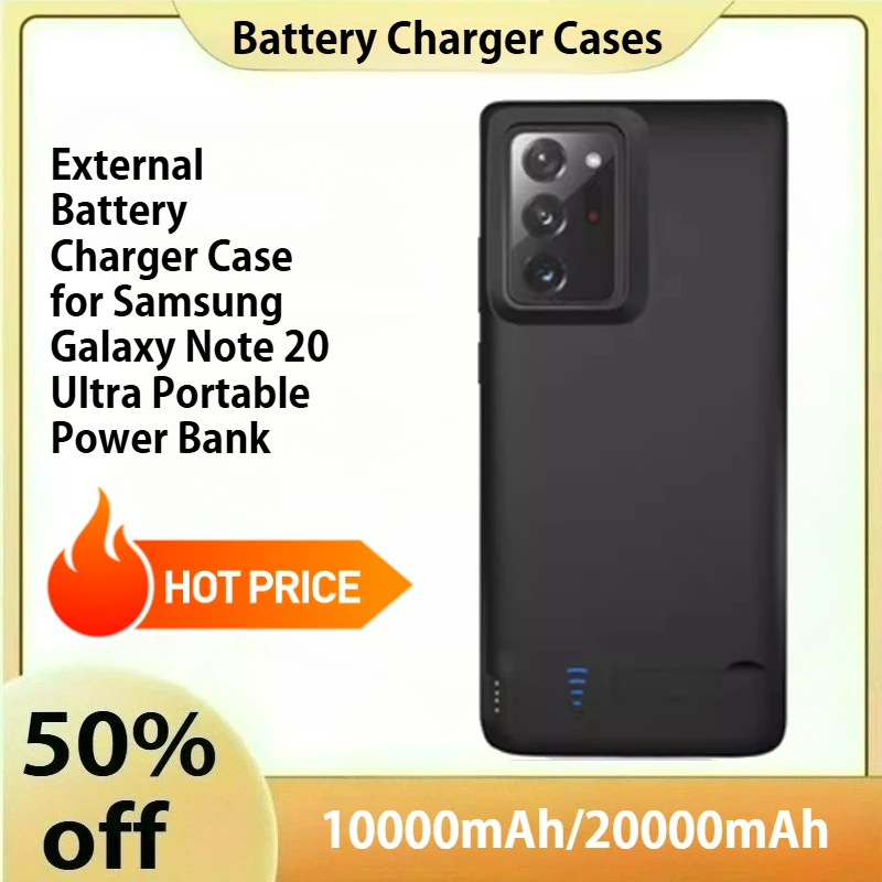 

External Battery Charger Case for Samsung Galaxy Note 20 Ultra Portable Power Bank