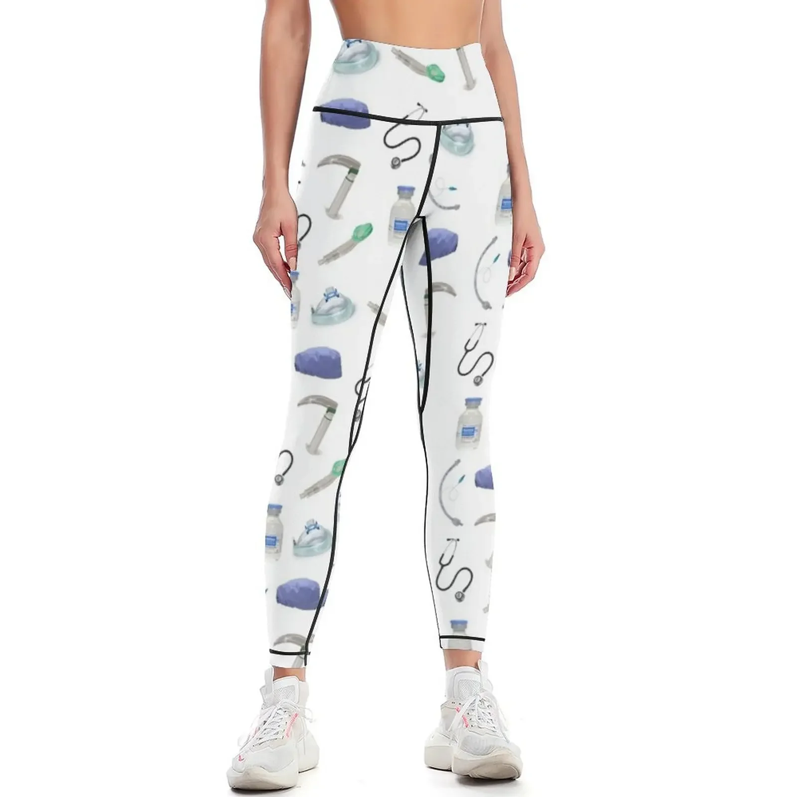 

Gift for Anesthesiologist / Anaesthetist Leggings push up legging workout clothes for sport pants workout shorts Womens Leggings