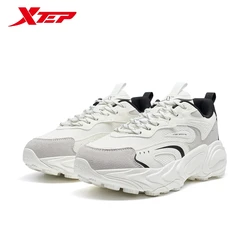 Xtep Huiyou Vintage For Women 2024 Winter Sports Shoes Comfortable Breathable Soft Cushion Universal Sneakers 876418320017