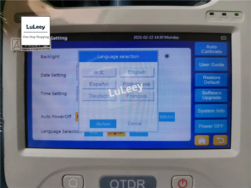 Optical Time Domain Reflectometer (OTDR) SM/MM 850/1300/1310/1550nm Wavelength Single Multi-Mode Integrated Multi-language