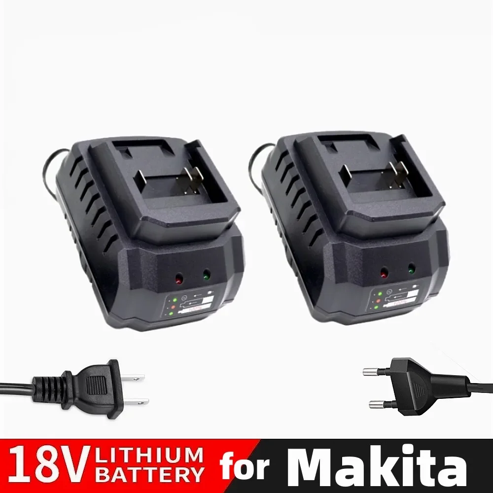 Battery Charger Suitable For Makita 18V 21V Li-ion Battery Portable Fast Charger for Makita Battery Replacement EU Plug US Plug