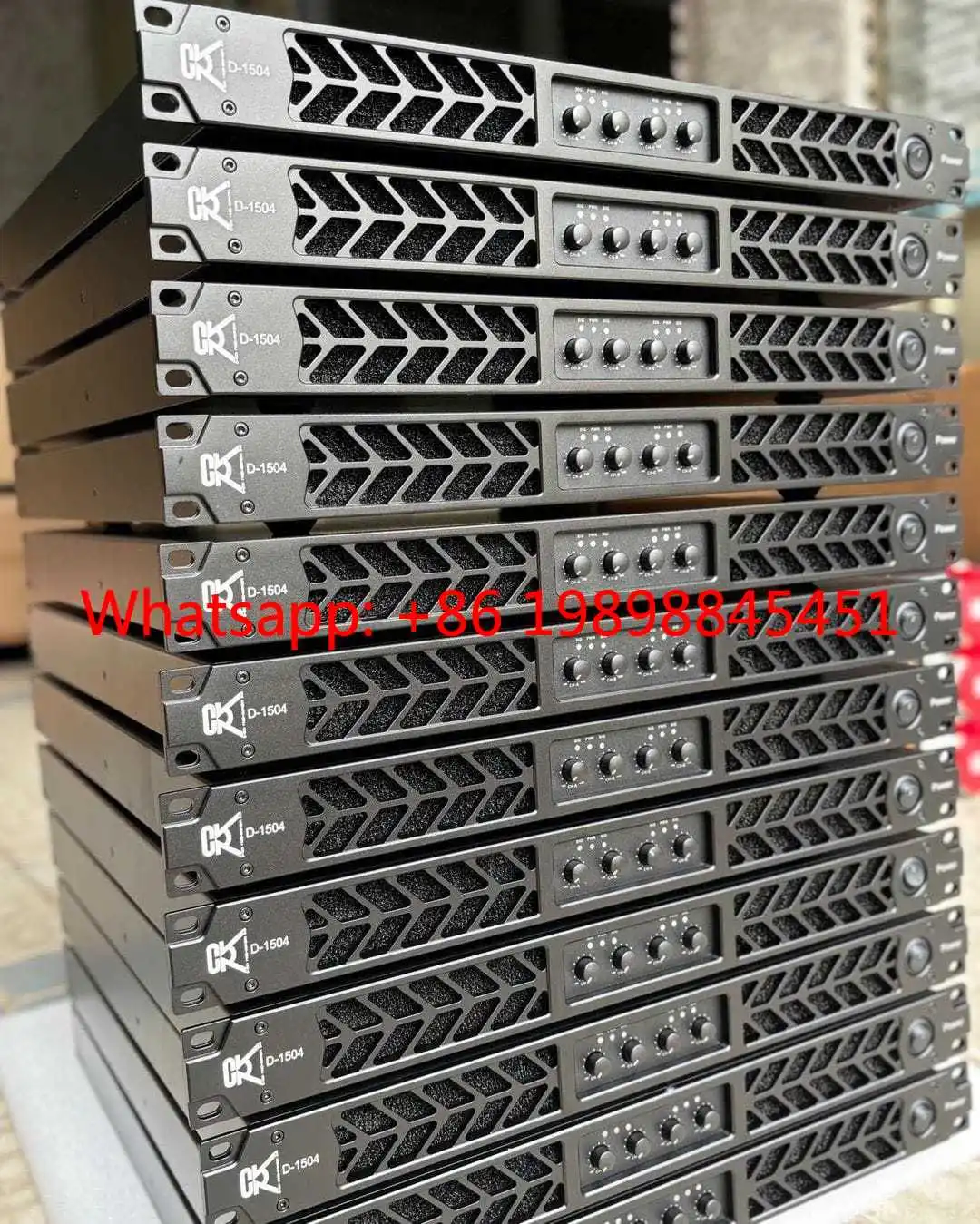 

CVR D-802 Professional 2 Channel Class D Power Amplifier Stage Audio Equipment For Speaker System