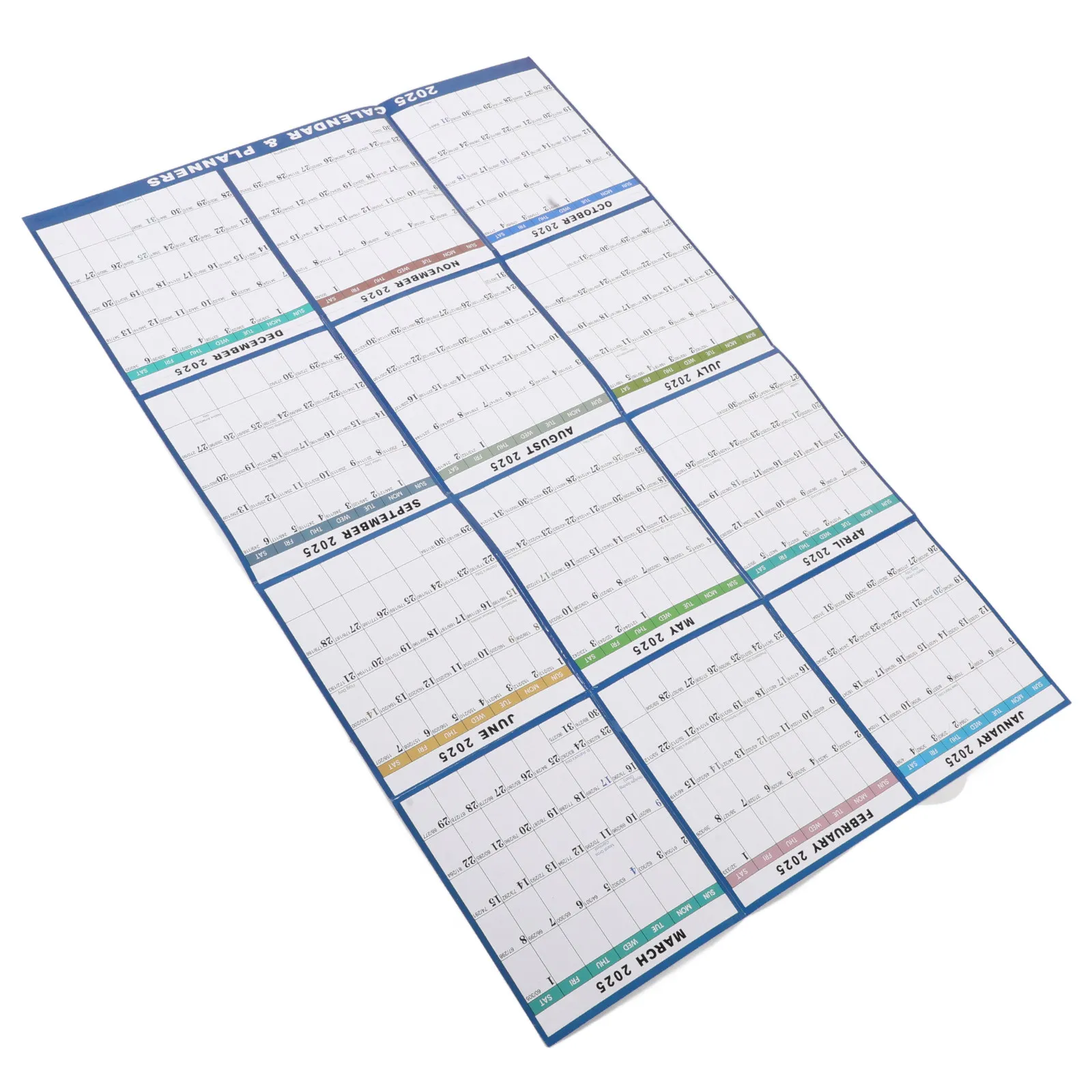 

Appointment Hanging Calendar Paper Material Monthly Wall Calendar for Home Office Classroom Daily Use Clear Printed Surface