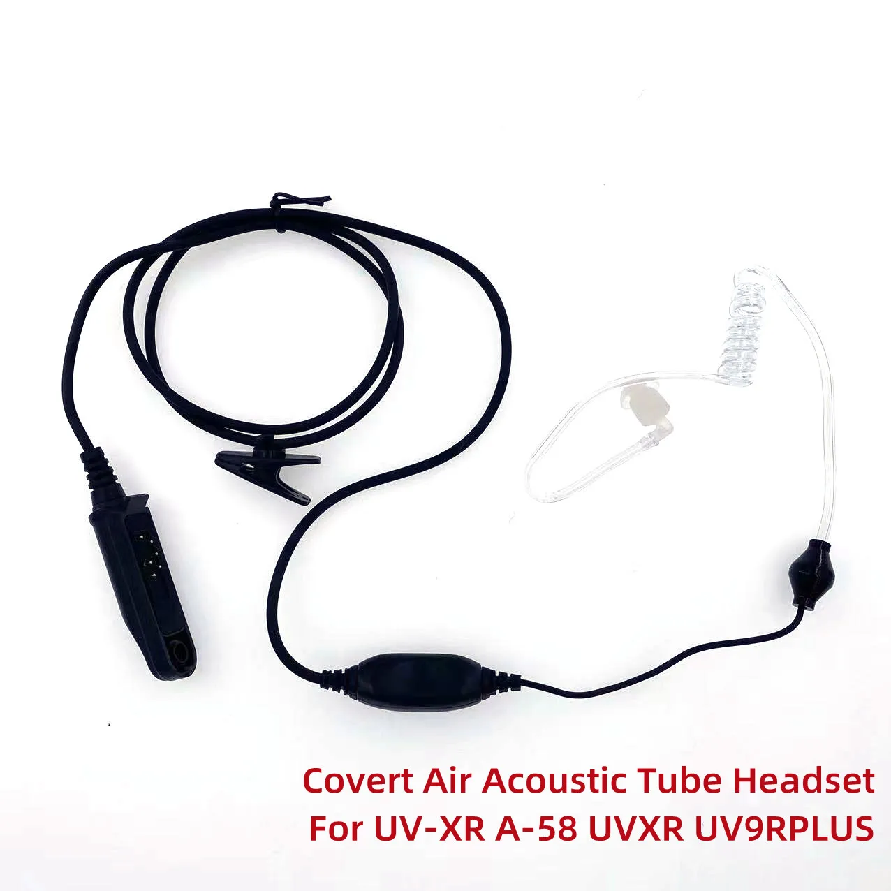 

2022NEW BAOFENG UV-9R Plus Waterproof Walkie Talkie Covert Air Acoustic Tube Headset For UV-XR A-58 UVXR UV9R GT-3WP 2 way radio