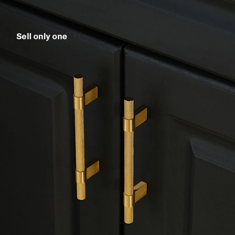 Шкафчик Т-образный с накатанной головкой из твердой латуни, удлиненная длина 188 мм, Кухонная техника, посудомоечные машины, холодильники, тянуть