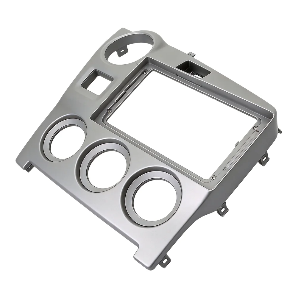 9 Inch Silver Stereo Fascia Frame for Toyota For MATRIX 2009 2014 Designed for Aftermarket Radio Installations