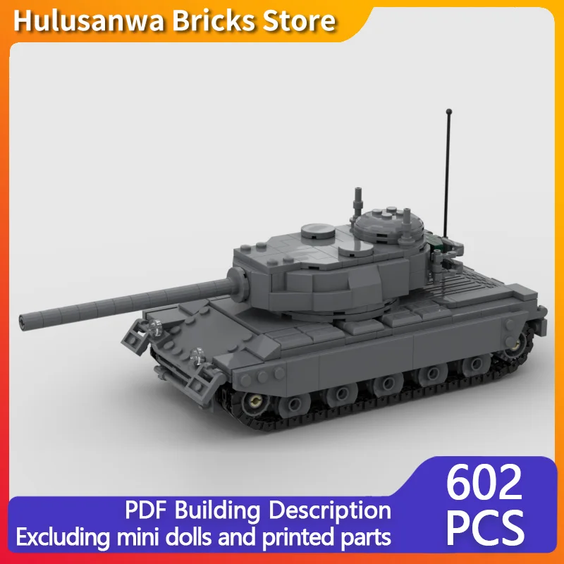 

Современная модель военного танка FV214, конструктор MOC, модульные строительные блоки, военная техника, подарки, праздничный набор для сборки, детские игрушки