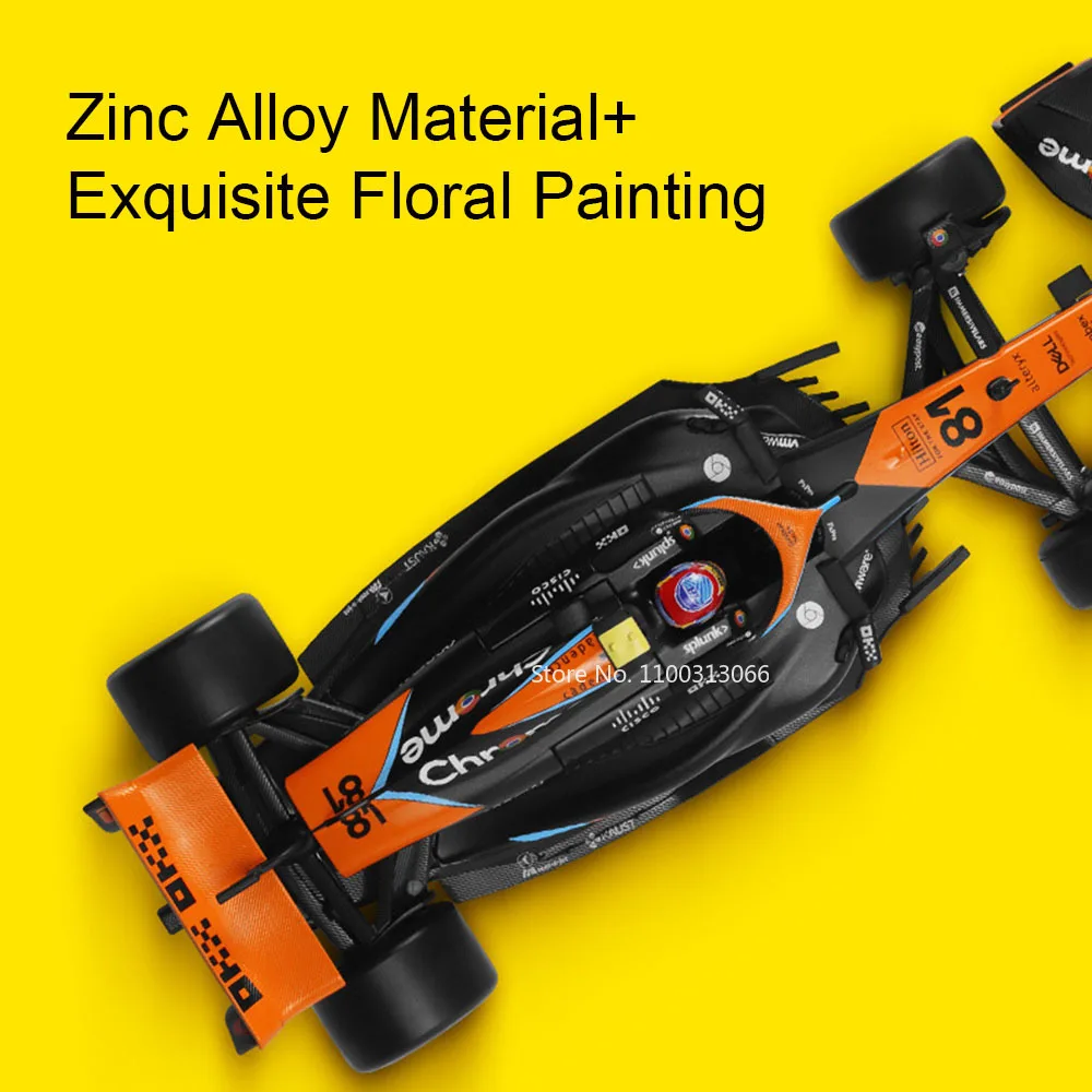 مقياس 1:24 ماكلارين MCL60 F1 سيارات رياضية نماذج سبائك الزنك عجلات ألعاب يمكن تحول سيارة خارقة مصغرة هدايا عيد الأطفال للأطفال #3