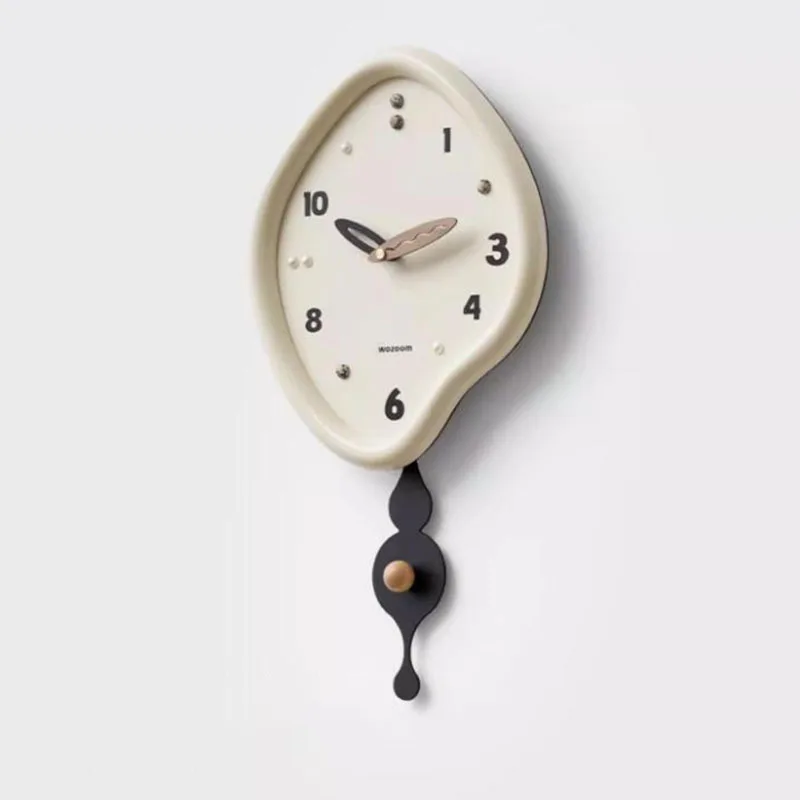 xx-Aesthetic  Wall Clock New Creative Simple Battery Design Parts Wall Clock Minimalist Pendulum Relogio Parede Home Decor*