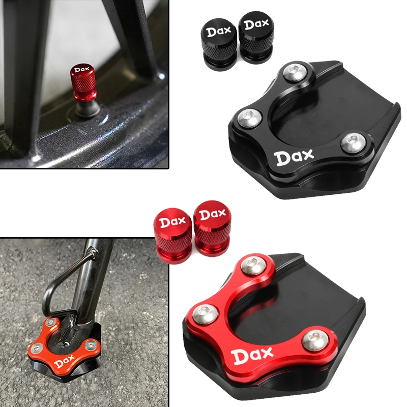 FOR HONDA DAX125 ST125 2022-2023 DAX 125 Motorcycle Side Stand Foot Enlarger Plate Pad Kickstand Support Pad Shell Cover 2024