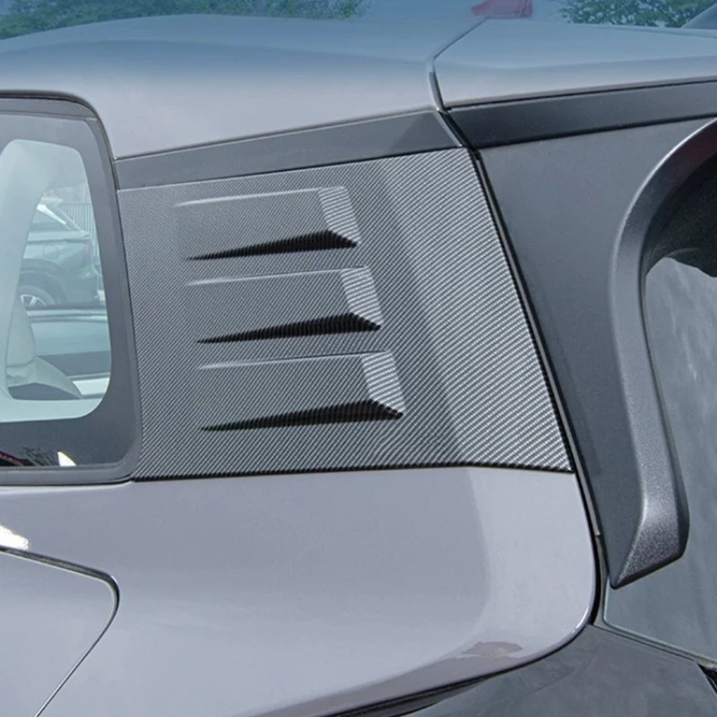 

For Toyota RAV4/Wildlander 2026 Rear Triangle Windows Carbon Fiber Exterior Modified Trim Stickers Car Protective Accessories