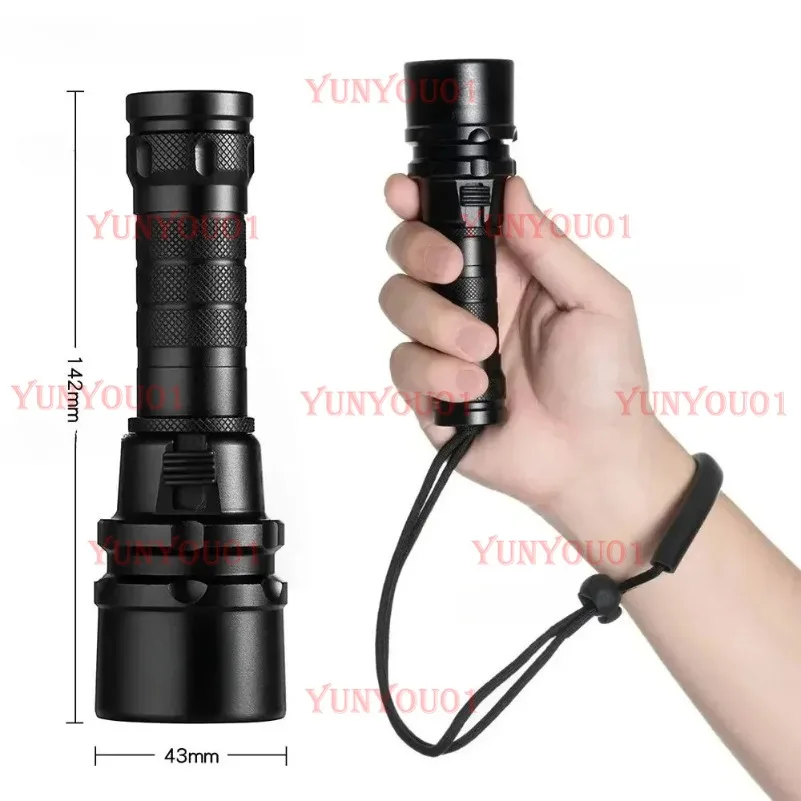 High Power White Light L2 Professional Deep Sea Underwater Lighting Diving Flashlight