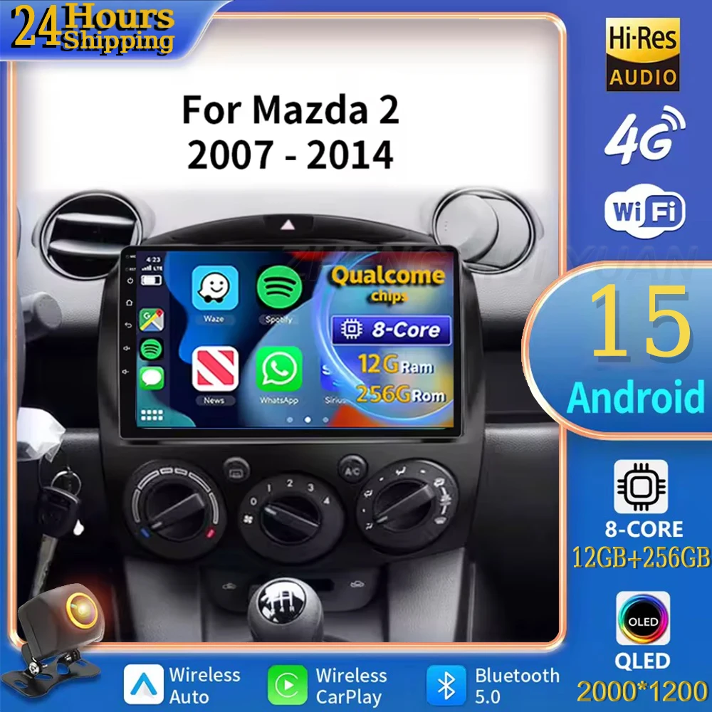 For Mazda 2 2007-20…