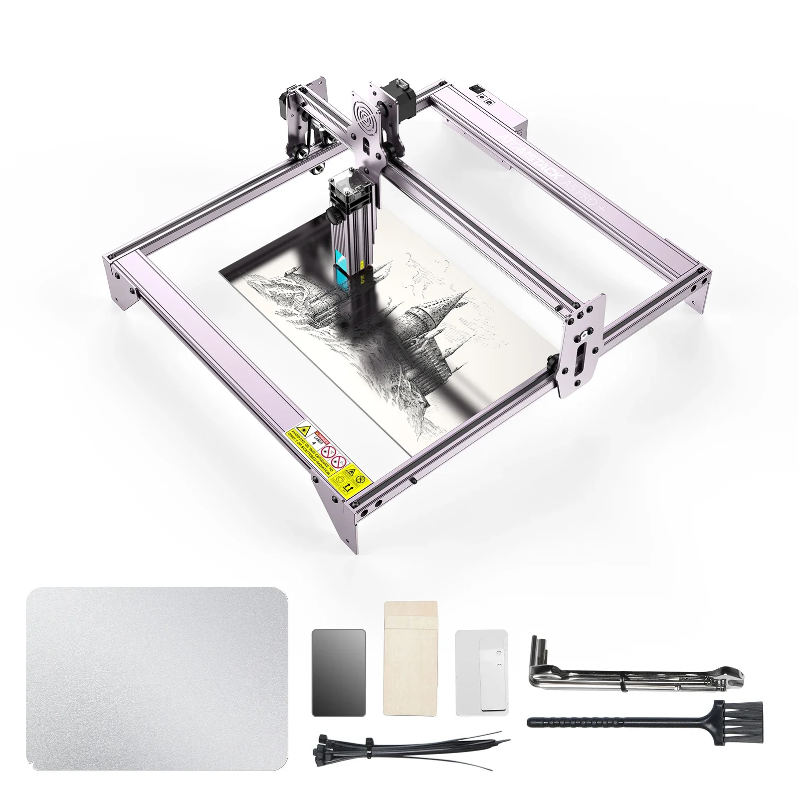 ATOMSTACK A5 Pro + 40W Upgrade  Engraver CNC Desktop Engraving Cutting Machine With Honeycomb Borad Air Assist Accessories