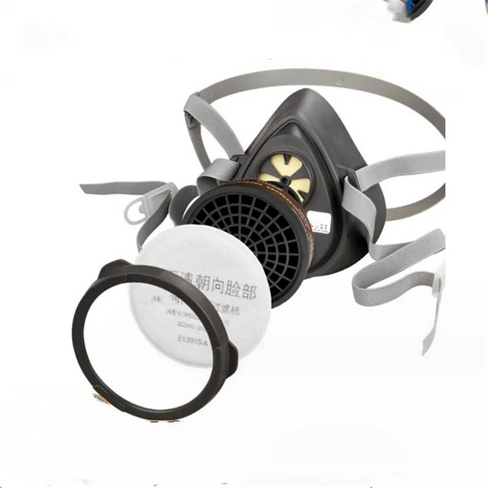 

3M 3200 4Pcs Half Face Respirator Painting Spraying Filter cartridge cotton Face Gas Mask