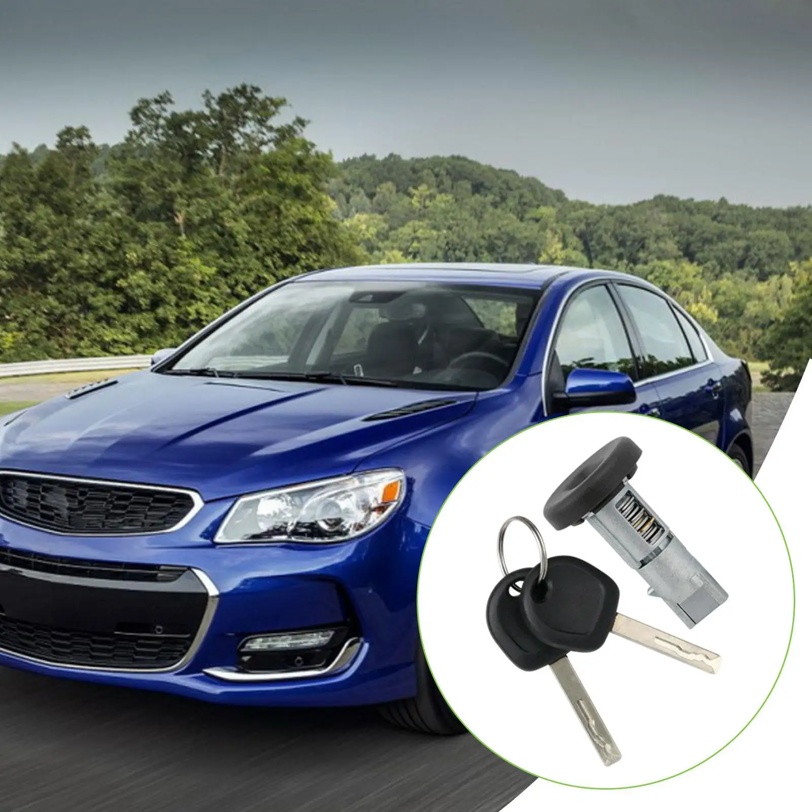 قفل اسطوانة مجموعة 84668679 مفتاح تشغيل الإشعال بالسيارة مع مفاتيح ملحق لتركيبات استبدال تشيفي عالية الأداء #4