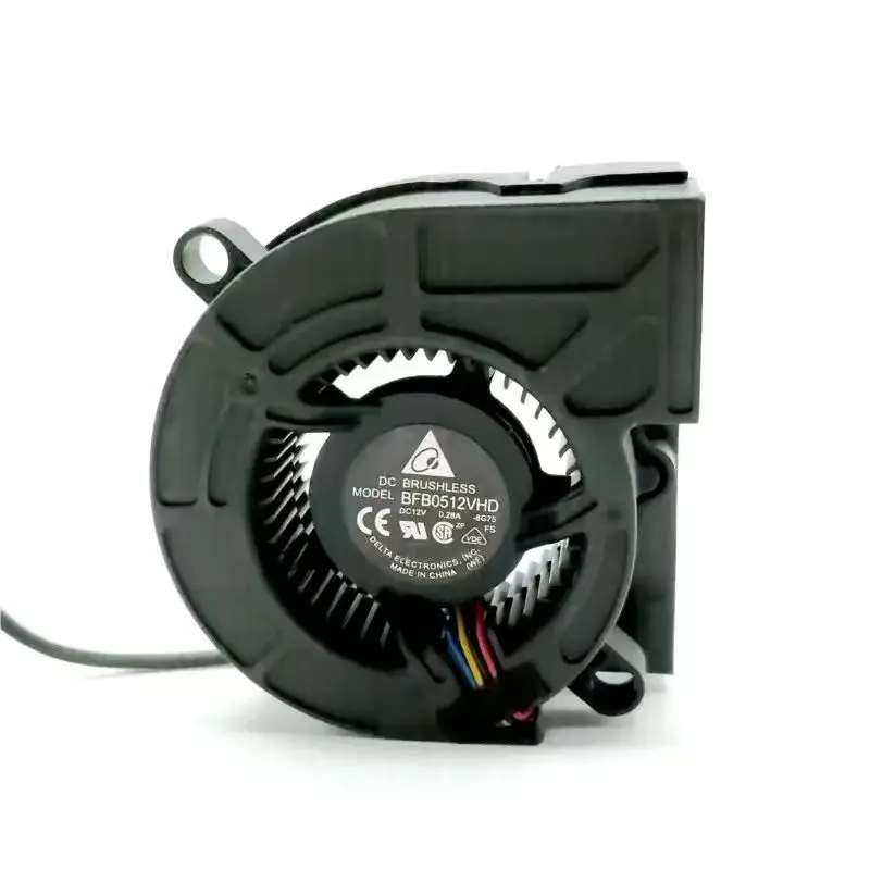 Original Delta BFB0512VHD 12V 0,28A 50mm 4-Draht PWM Turbo-Lüfter für Projektor-Kühlung & Industrieanwendungen